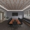 Ekena Millwork 39W x 39H x 38T Small Olivia Decorative Fretwork Wood Ceiling Panels, Cherry CELW39X39X0375OLVCH - alternate 9